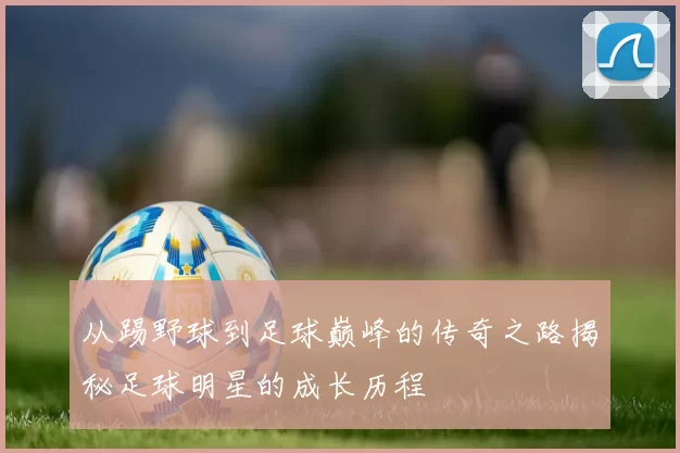从踢野球到足球巅峰的传奇之路揭秘足球明星的成长历程